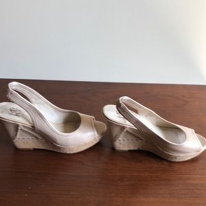 Mar-ket Wedge Creme Shoes